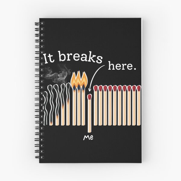 Item preview, It breaks here, it ends with me designed and sold by Faith & Joy by Lulu.