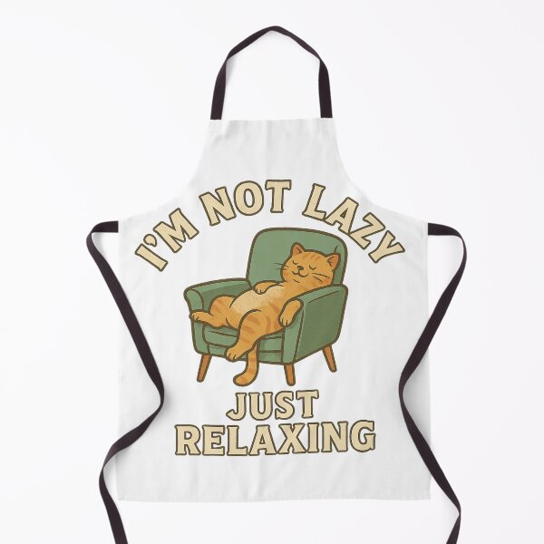 Item preview, a T-shirt with a relaxed cat motif designed and sold by PROJEKT CERTPRO.