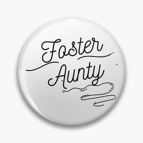 Item preview, Foster Aunty - Black Cursive Letters designed and sold by GFamilyC.