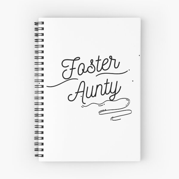 Item preview, Foster Aunty - Black Cursive Letters designed and sold by GFamilyC.