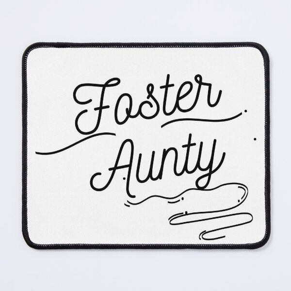 Item preview, Foster Aunty - Black Cursive Letters designed and sold by GFamilyC.