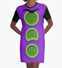 Purple Tentacle - Day of the Tentacle DOTT Graphic T-Shirt Dress