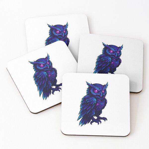Item preview, Cyberpunk Neon Owl designed and sold by Art-Tacos.