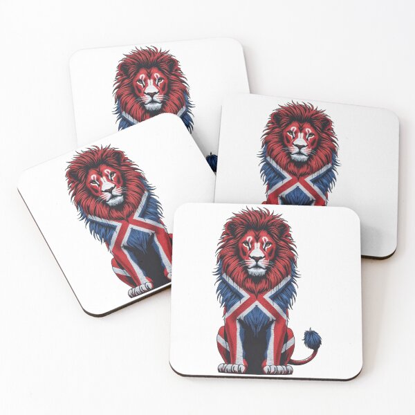 Item preview, Majestic UK Red Lion Emblem Artwork designed and sold by ArtDesignTp.