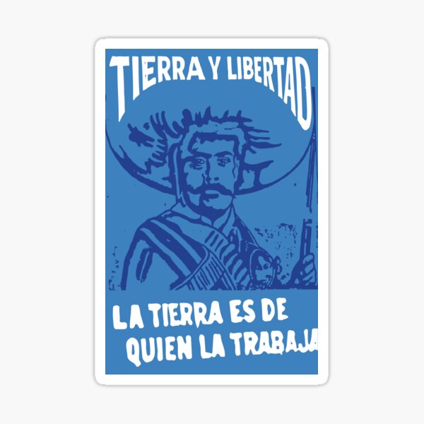Item preview, Zapata Tierra y Libertad – Emiliano Zapata Revolutionary Art designed and sold by Helga Floki Creative Art Studio.