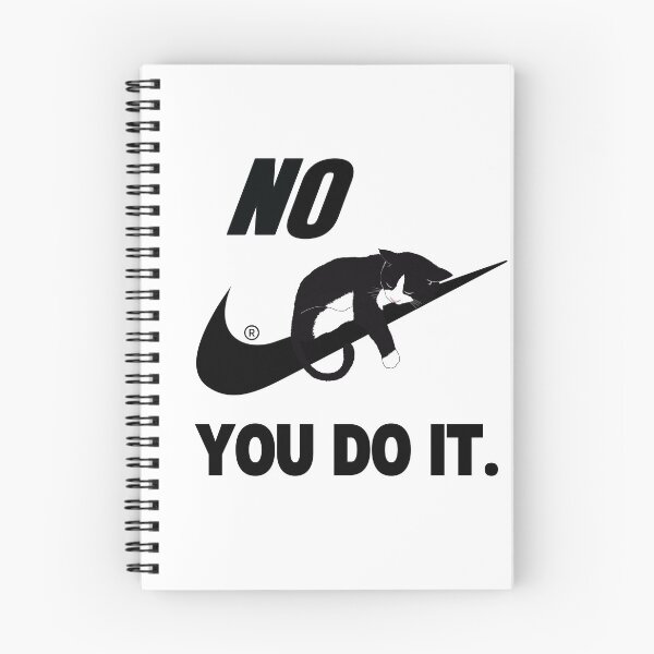 Item preview, Nike Black check mark, black cat "NO YOU DO IT" designed and sold by Holy Coast Threads (Formerly ChristianFlower).