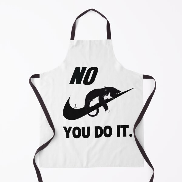 Item preview, Nike Black check mark, black cat "NO YOU DO IT" designed and sold by Holy Coast Threads (Formerly ChristianFlower).