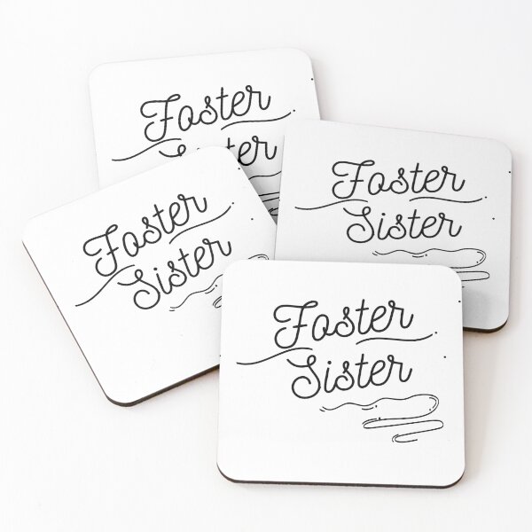 Item preview, Foster Sister - Black Cursive Letters designed and sold by GFamilyC.