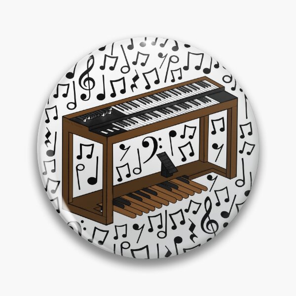 Artikelvorschau, Jazz Orgel Musiknoten Organist Musiker entworfen und verkauft von doodlerob.