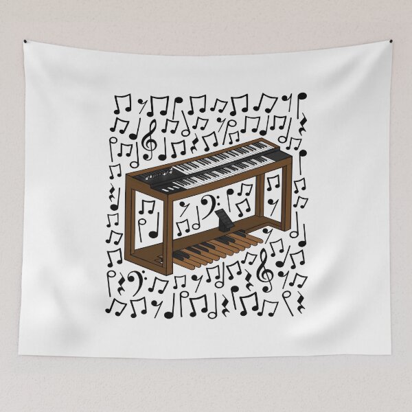 Item preview, Jazz Organ Musical Notes Organist Musician designed and sold by doodlerob.