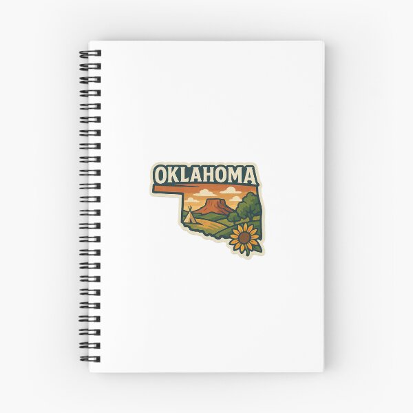 Artikelvorschau, Oklahoma State Vintage Nature Sticker entworfen und verkauft von mike9797.