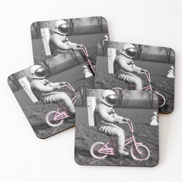 Item preview, "Pedal to the Metal: One Small Bike for Man!" designed and sold by Print Fiction.