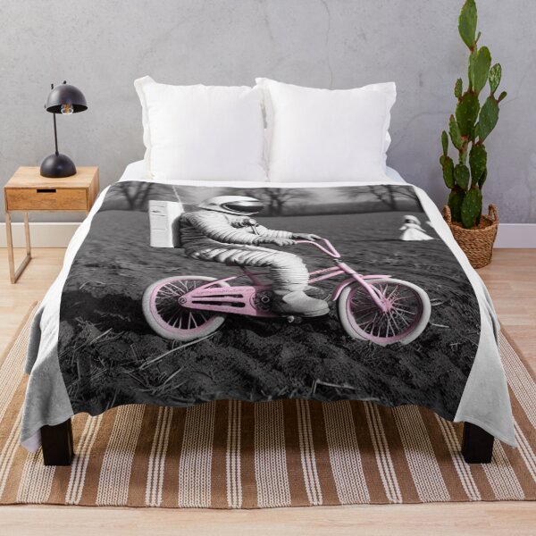 Item preview, "Pedal to the Metal: One Small Bike for Man!" designed and sold by Print Fiction.