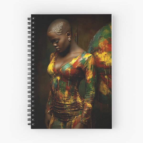 Item preview, Celestial Warriors & Painted Guardians – Afrofuturistic Angelic Art Collection designed and sold by Blackcanvas444.