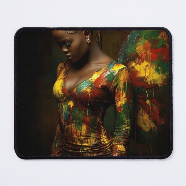 Item preview, Celestial Warriors & Painted Guardians – Afrofuturistic Angelic Art Collection designed and sold by Blackcanvas444.