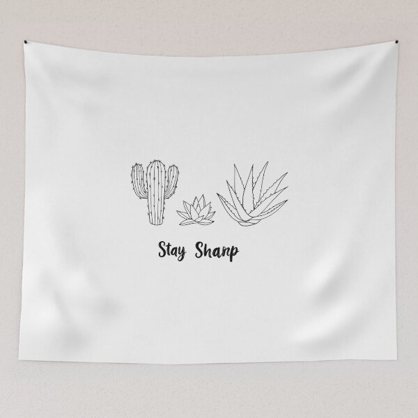 Item preview, Stay Sharp | Motivational Cactus Design | Cute Succulent Plant Lover designed and sold by Colorful-Garden.