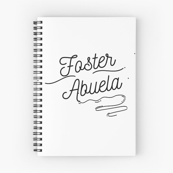 Item preview, Foster Abuela - Black Cursive Letters designed and sold by GFamilyC.