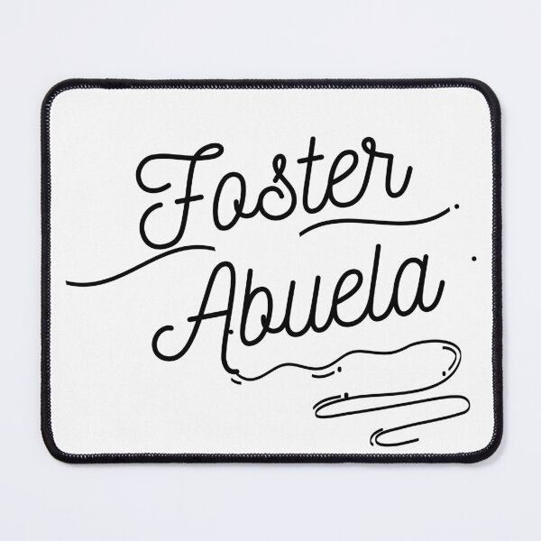 Item preview, Foster Abuela - Black Cursive Letters designed and sold by GFamilyC.
