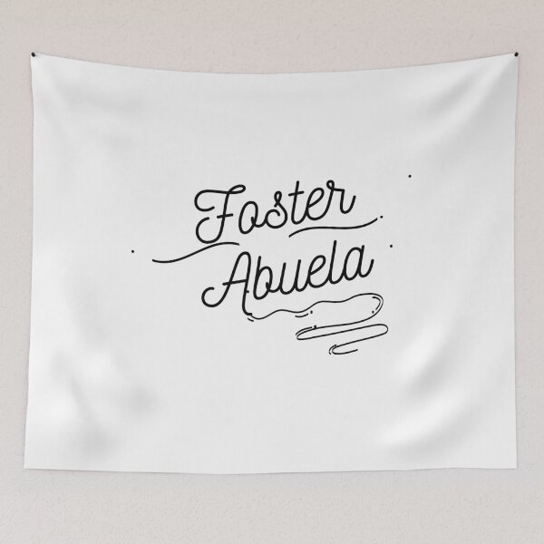 Item preview, Foster Abuela - Black Cursive Letters designed and sold by GFamilyC.