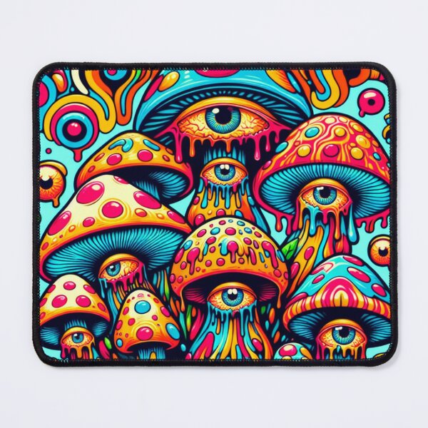Item preview, Trippy LSD Mushroom Evil eye Sticker designed and sold by Travelcases.