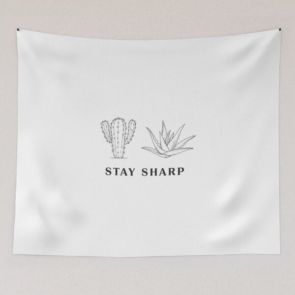 Item preview, Stay Sharp | Motivational Cactus Design | Cute Succulent Plant Lover designed and sold by Colorful-Garden.