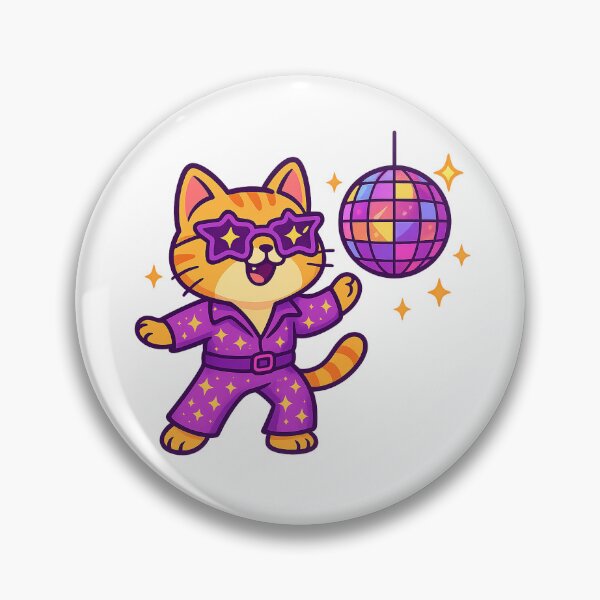 Item preview, Disco Cat Groove designed and sold by Art-Tacos.