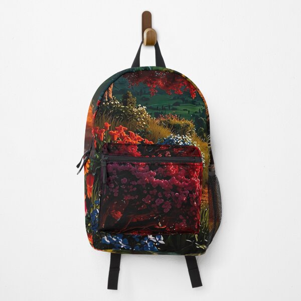 Item preview, Flowering landscape in the evening light designed and sold by PixelParadies.