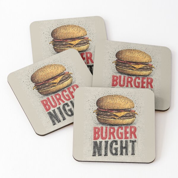 Item preview, Burger Night  designed and sold by StudioRedKoala.