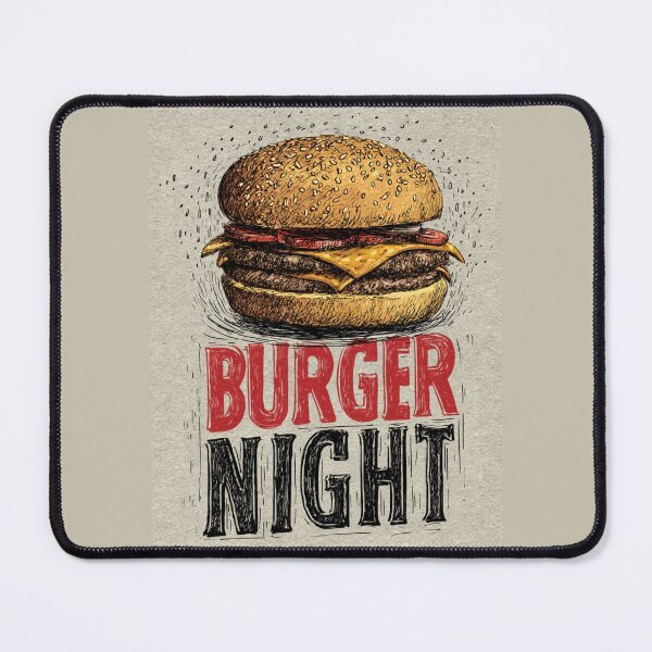 Item preview, Burger Night  designed and sold by StudioRedKoala.