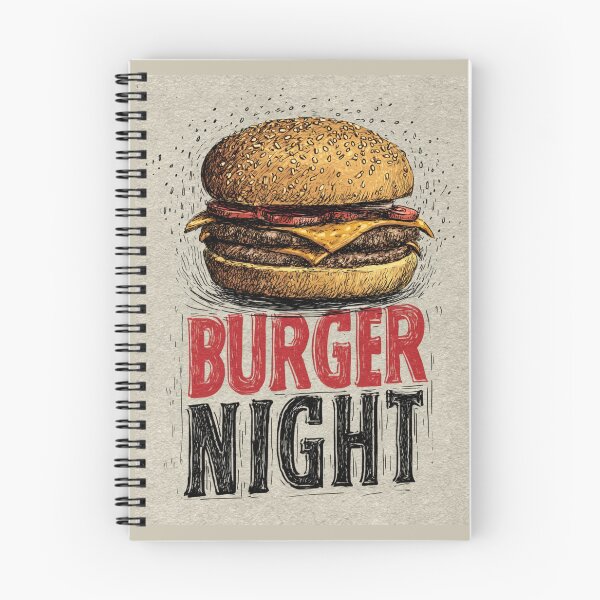 Item preview, Burger Night  designed and sold by StudioRedKoala.