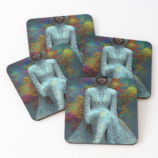 Item preview, Celestial Warriors & Painted Guardians – Afrofuturistic Angelic Art Collection designed and sold by Blackcanvas444.