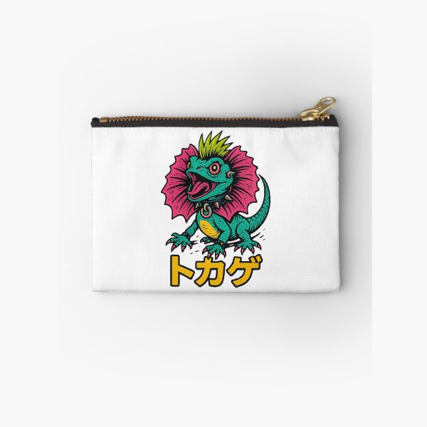 Item preview, Frilled Lizard Punk – Rebel Art with Japanese Letters designed and sold by The True American.