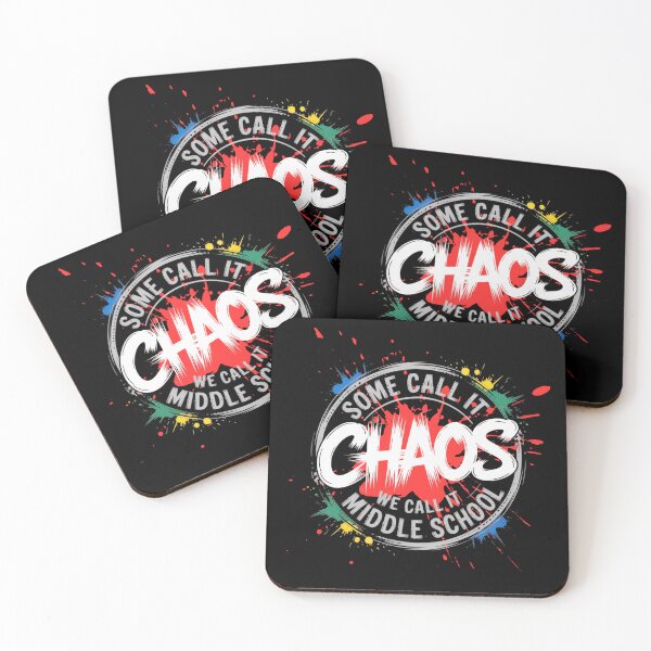 Item preview, Funny School Some Call It Chaos We Call It Middle School - Back To School designed and sold by ZACK ART.