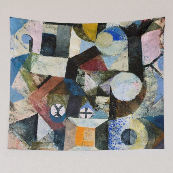 Item preview, Paul Klee Composition Yellow Half-Moon and Y 1918 Abstract Art designed and sold by Under-TheTable.