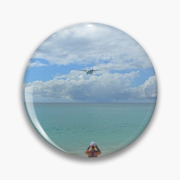 Item preview, Coming In For A Landing Maho Beach designed and sold by LisaWootenPhoto.