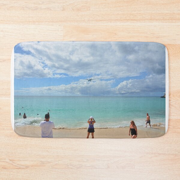 Item preview, Coming In For A Landing Maho Beach designed and sold by LisaWootenPhoto.