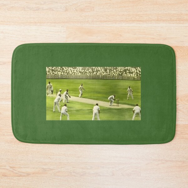 Item preview, “Bodyline Trap – Field Strategy” Vintage Cricket Print designed and sold by WhisperFrame.