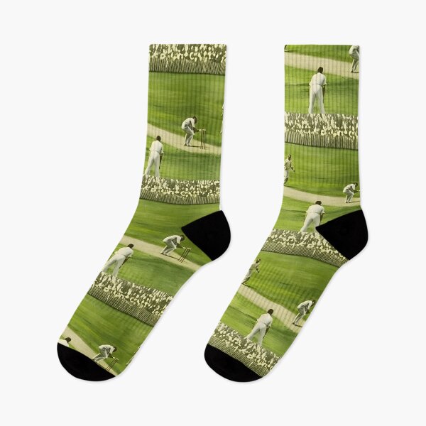Item preview, “Bodyline Trap – Field Strategy” Vintage Cricket Print designed and sold by WhisperFrame.