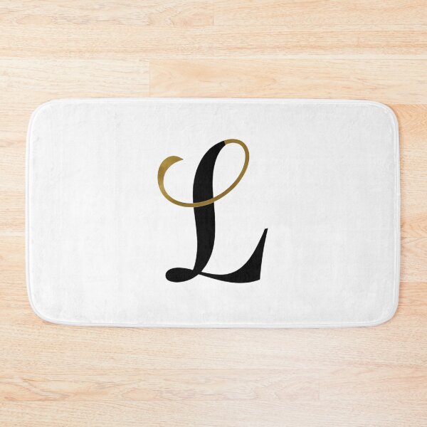 Item preview,  Letter L – Gold & Black Elegance designed and sold by RAKO13.