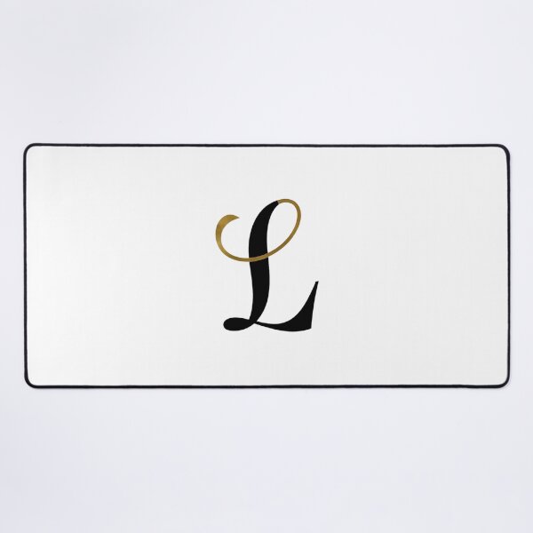 Item preview, Letter L – Gold & Black Elegance designed and sold by RAKO13.