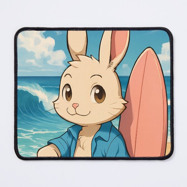 Item preview, Beach Bunny Break – Surf’s Up with Twittlefish designed and sold by Twittlefish.