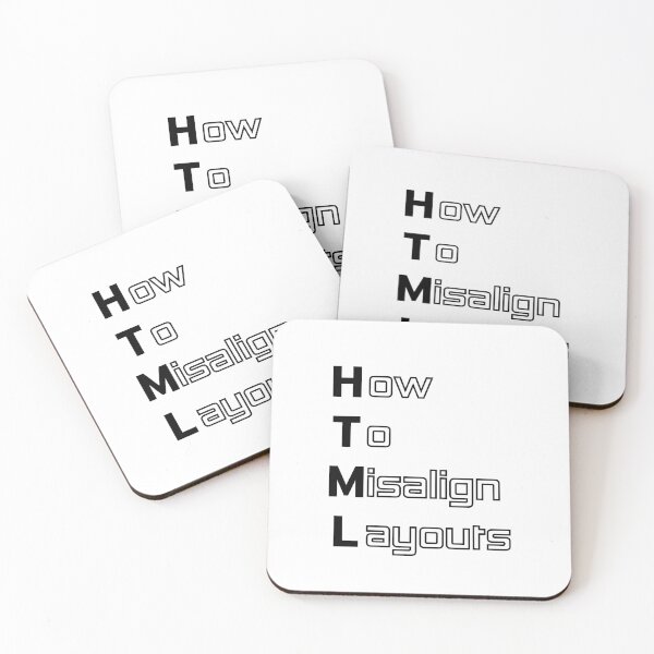 Item preview, Funny HTML Computer Engineering Acronym Pun designed and sold by ThePungineer.