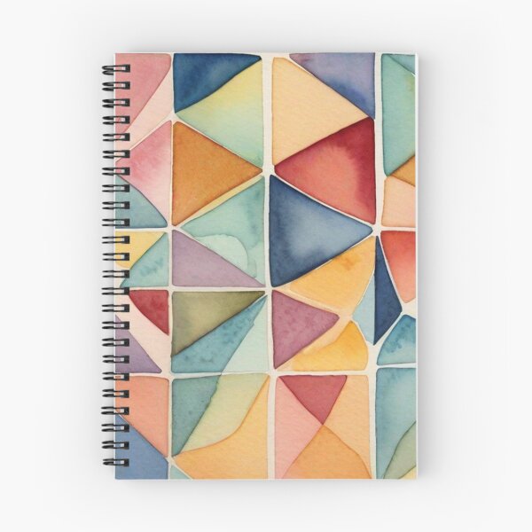 Item preview, Colorful Geometric Watercolor Pattern designed and sold by MoxisWatercolor.
