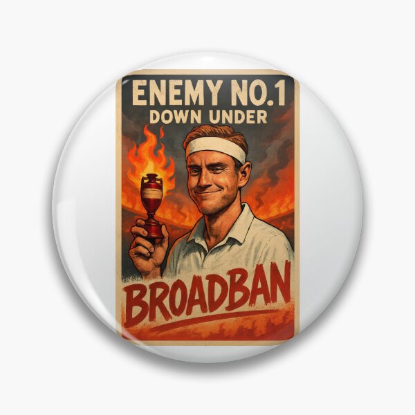 Item preview, “Broadban – Enemy No.1” Ashes Villain Poster designed and sold by WhisperFrame.