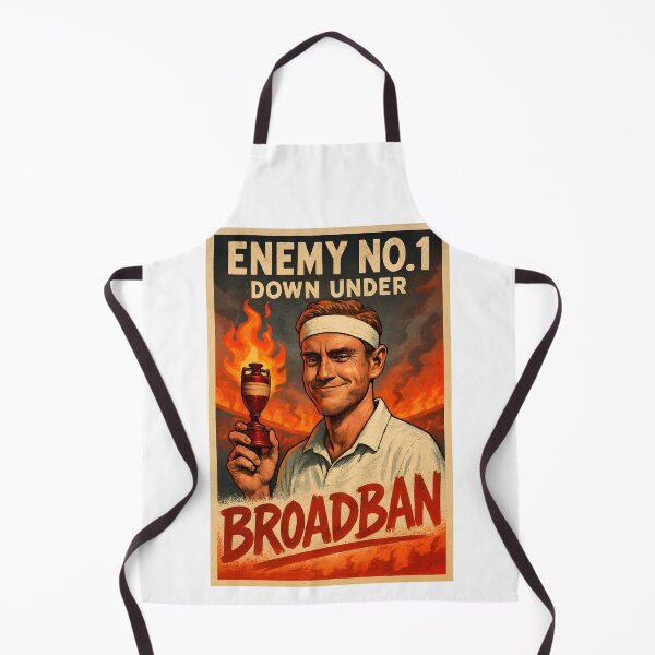 Item preview, “Broadban – Enemy No.1” Ashes Villain Poster designed and sold by WhisperFrame.