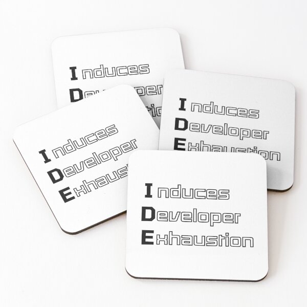 Item preview, Funny IDE Computer Engineering Acronym Pun designed and sold by ThePungineer.