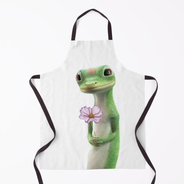 Item preview, Adorable Gecko Holding a Spring flower designed and sold by AesthinkArt.