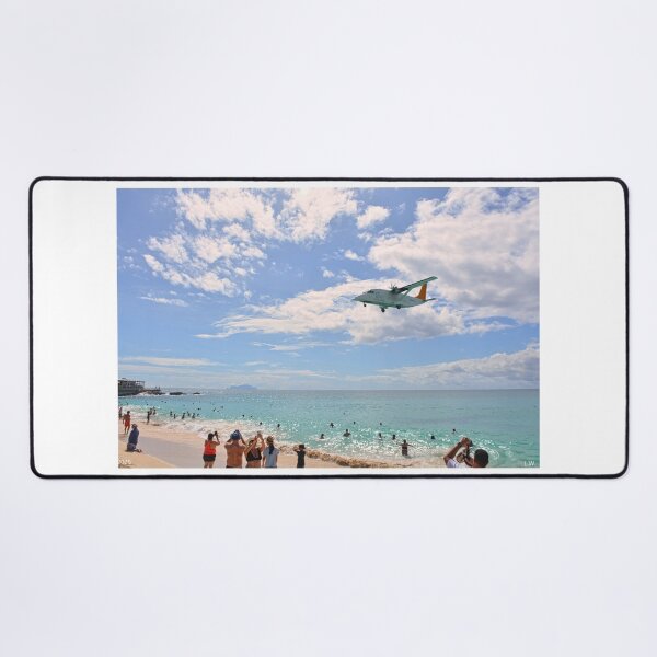Item preview, Maho Beach Saint Martin Flyover designed and sold by LisaWootenPhoto.