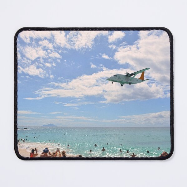 Item preview, Maho Beach Saint Martin Flyover designed and sold by LisaWootenPhoto.