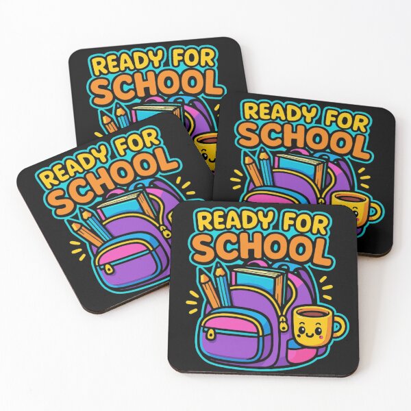 Item preview, Ready for School – Retro Backpack Cartoon Design designed and sold by WakeUpYourBrain.